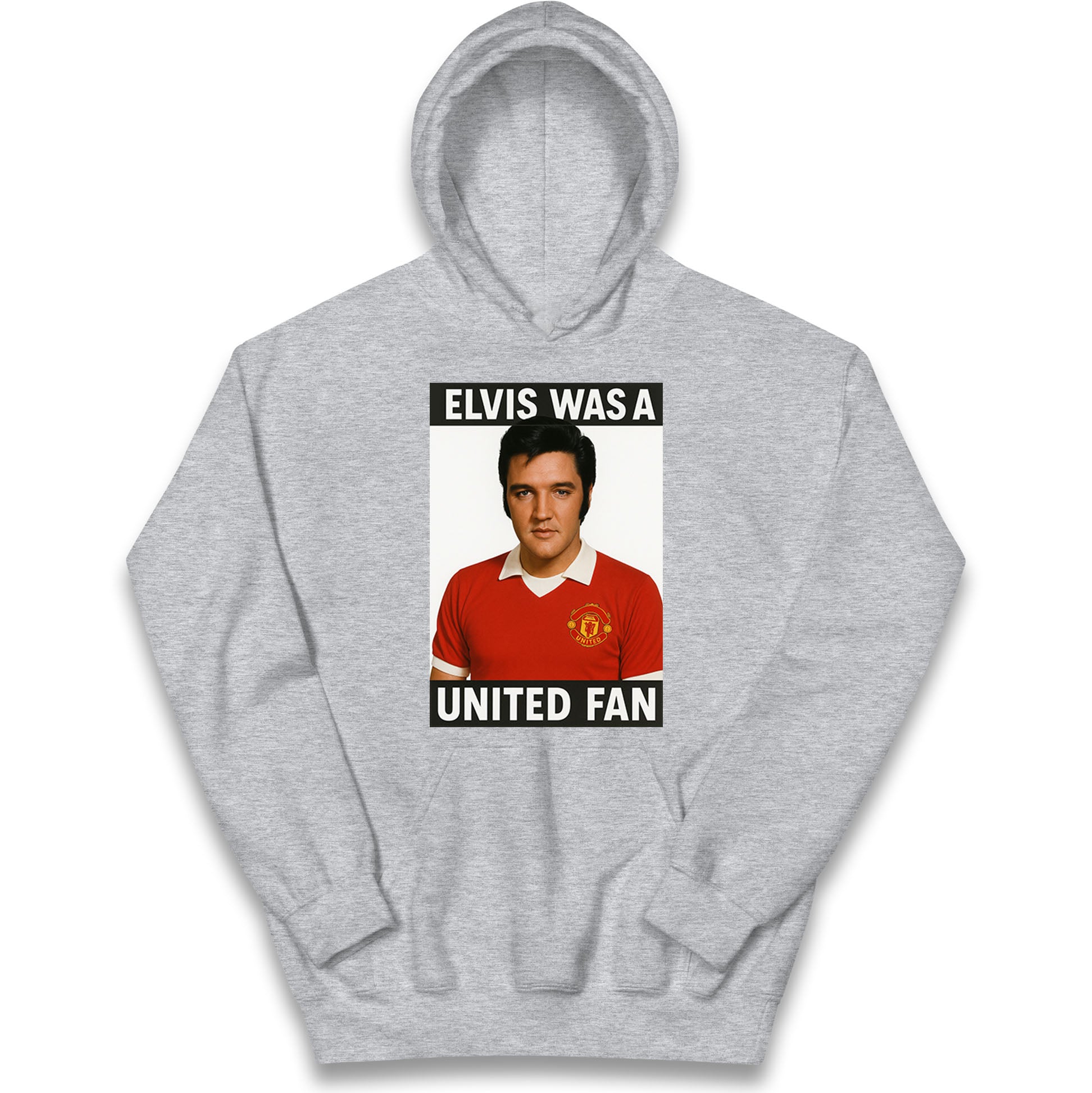 Elvis Presley Mnchester United Kids Hoodie