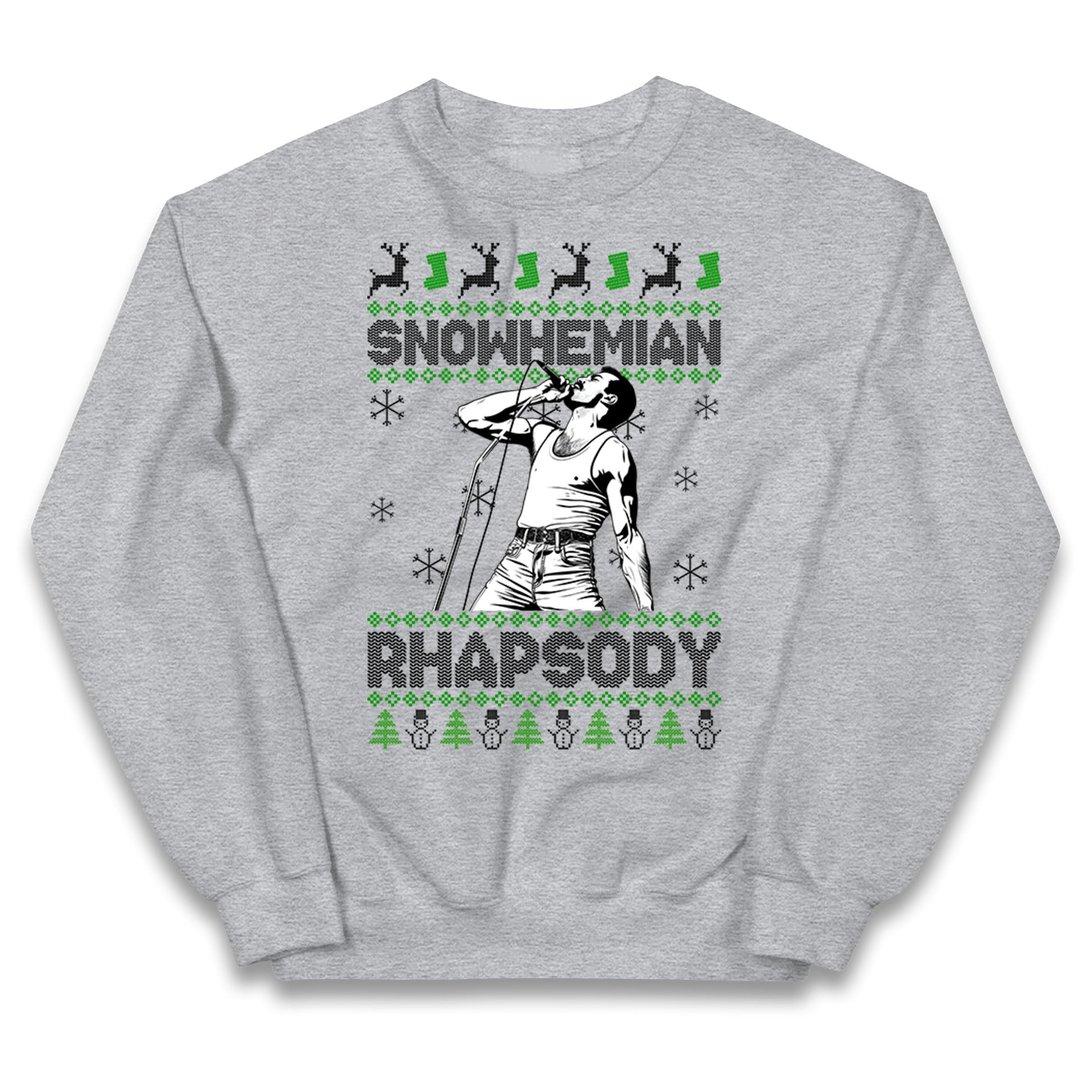 Freddie Mercury Christmas Kids Jumper