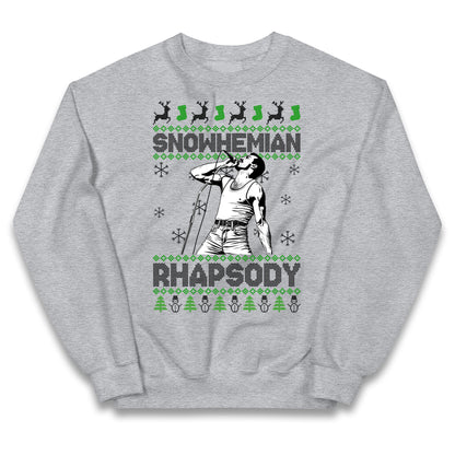 Freddie Mercury Christmas Kids Jumper