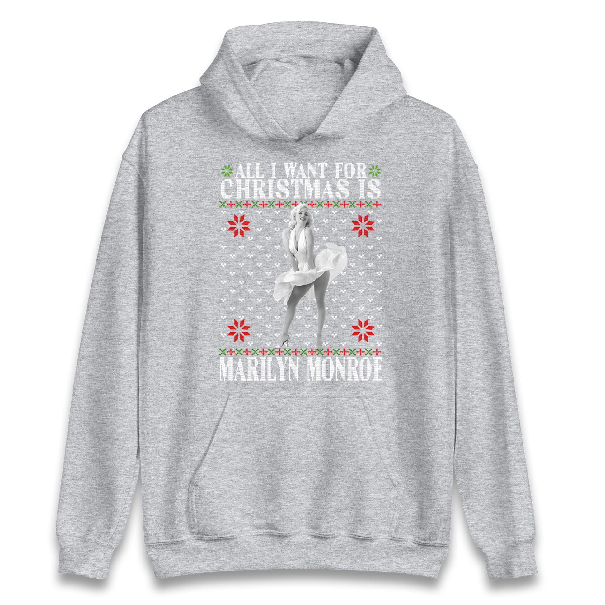marilyn monroe christmas hoodie