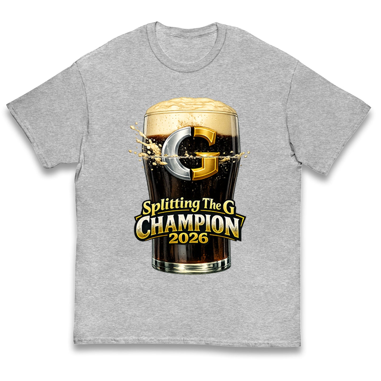 Splitting The G Champion Kids T Shirt