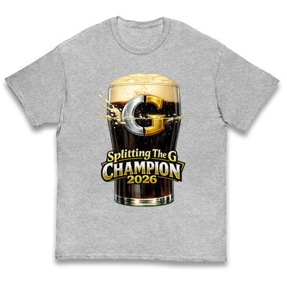 Splitting The G Champion Kids T Shirt