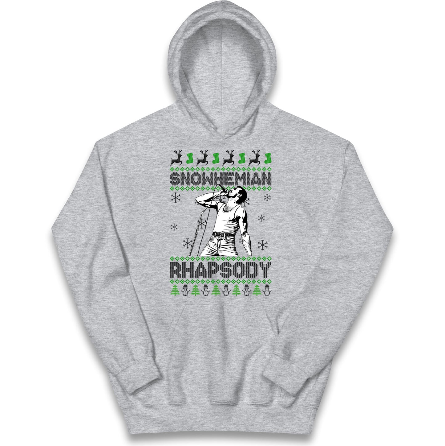 Freddie Mercury Christmas Kids Hoodie