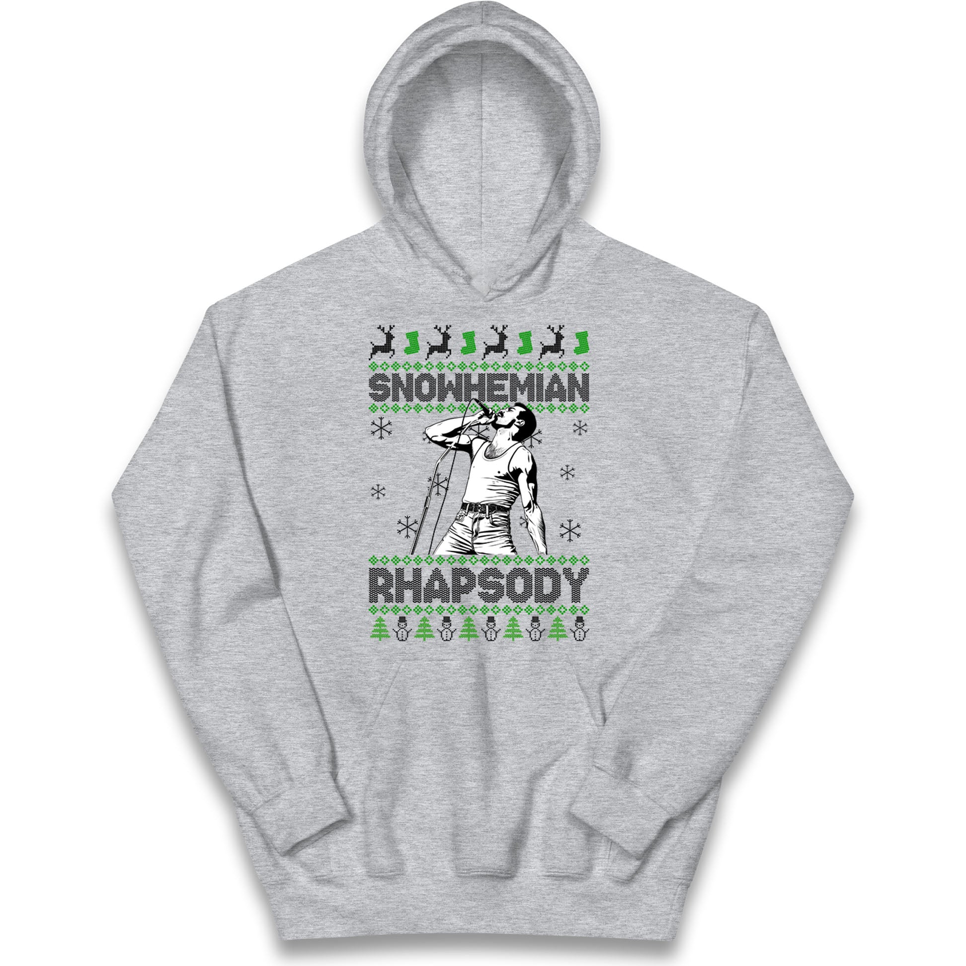 Freddie Mercury Christmas Kids Hoodie