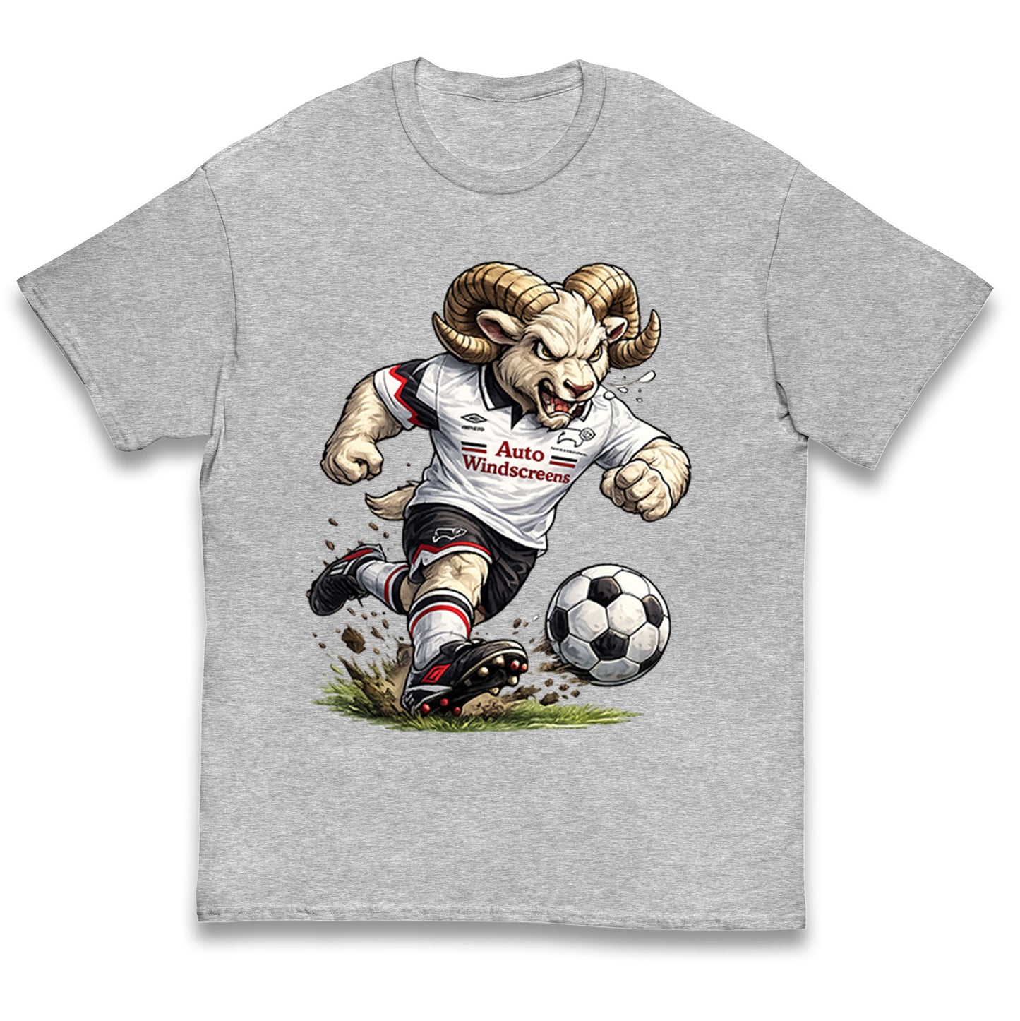 Old School Derby County Kids T Shirt