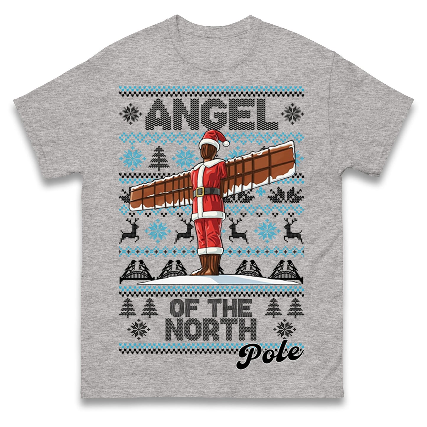 Angel Of The North Pole Christmas T Shirt