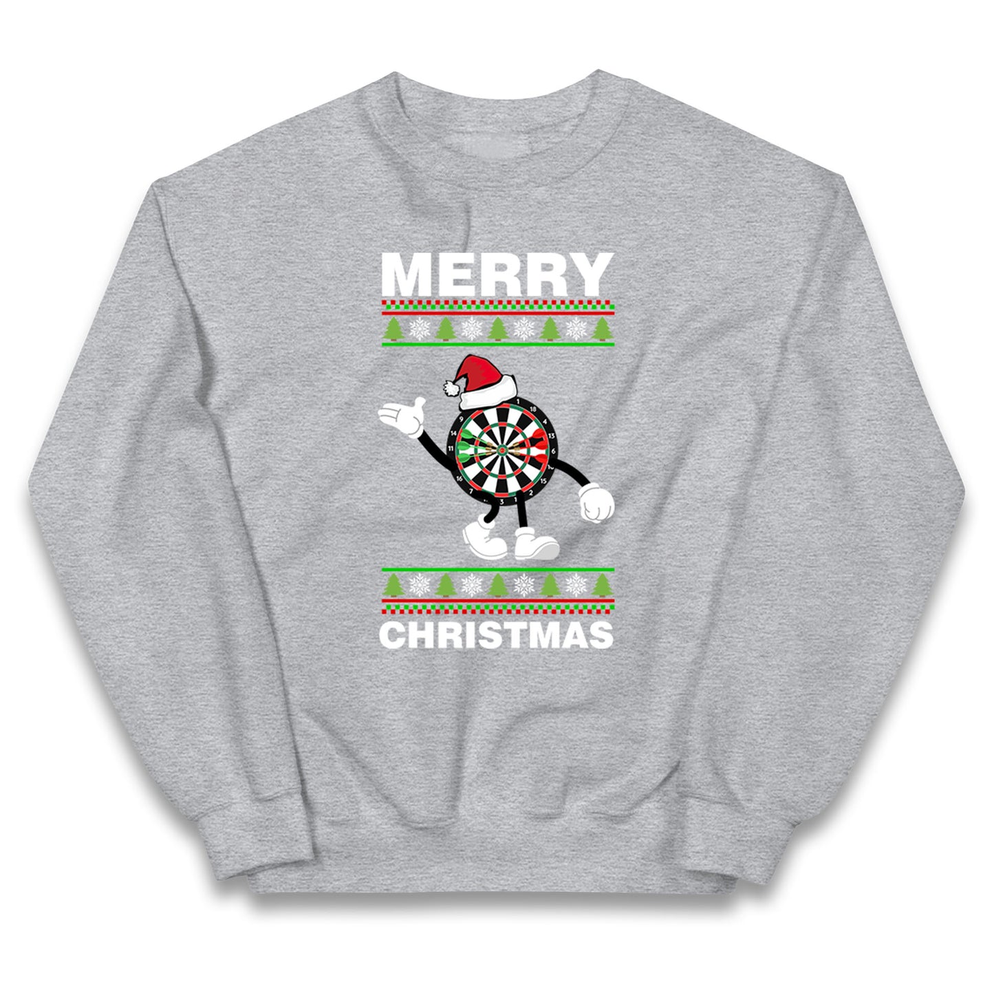 dartboard christmas santa costume jumper