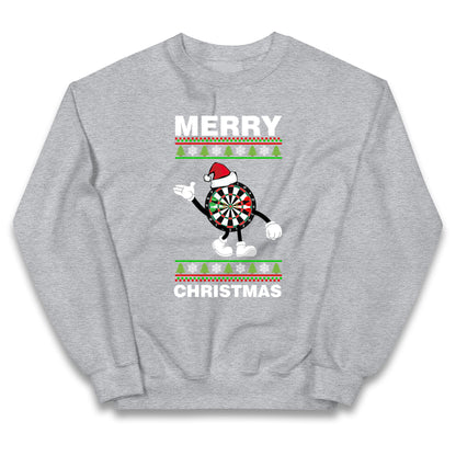 dartboard christmas santa costume jumper