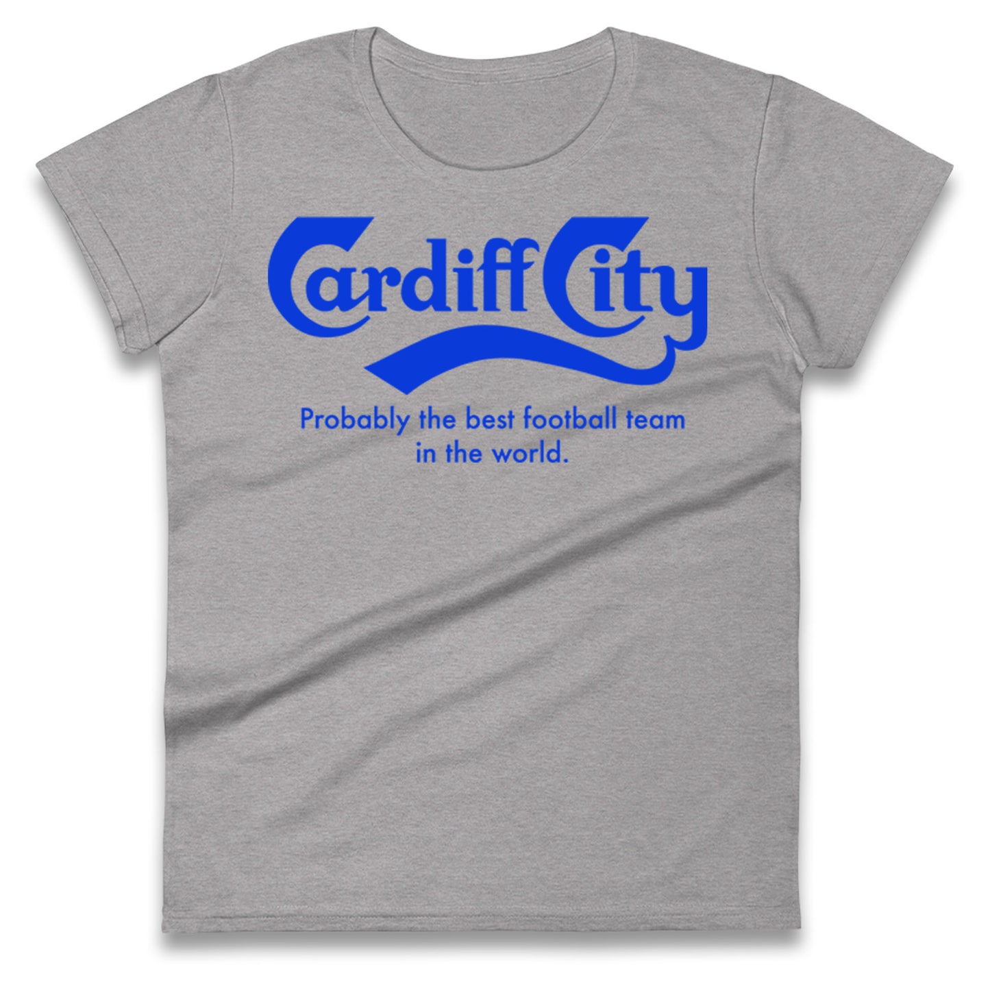 Cardiff City FC Football Ladies T Shirt 