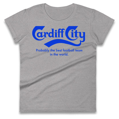 Cardiff City FC Football Ladies T Shirt 