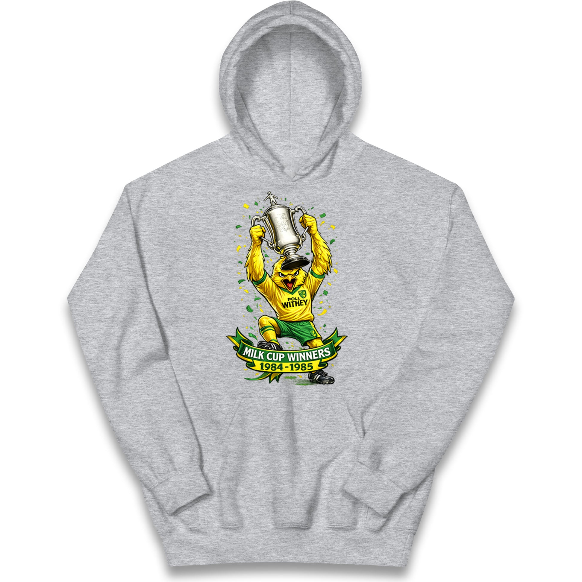 Norwich City Milk Cup Winners Kids Hoodie
