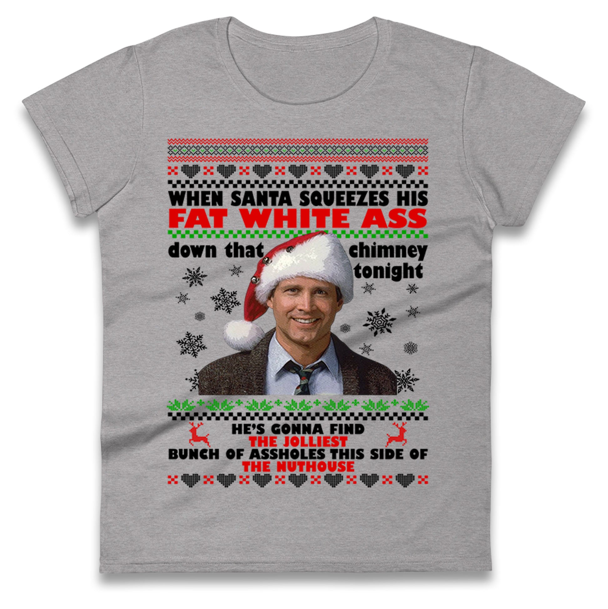Clark Griswold Christmas Ladies T Shirt
