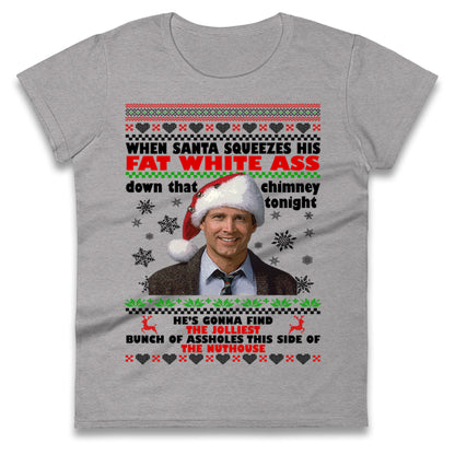 Clark Griswold Christmas Ladies T Shirt