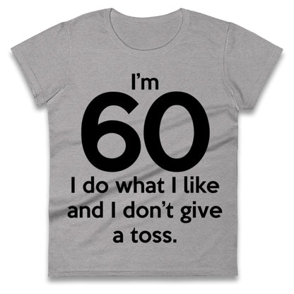 60th Birthday Ladies T Shirt
