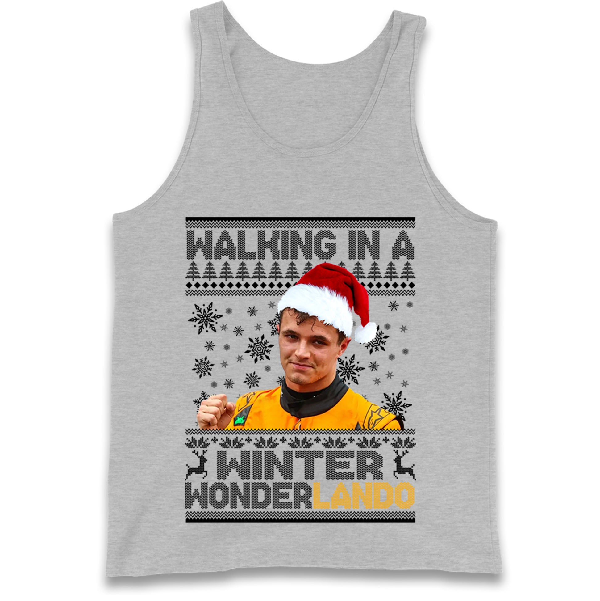 Lando Norris Christmas Tank Top