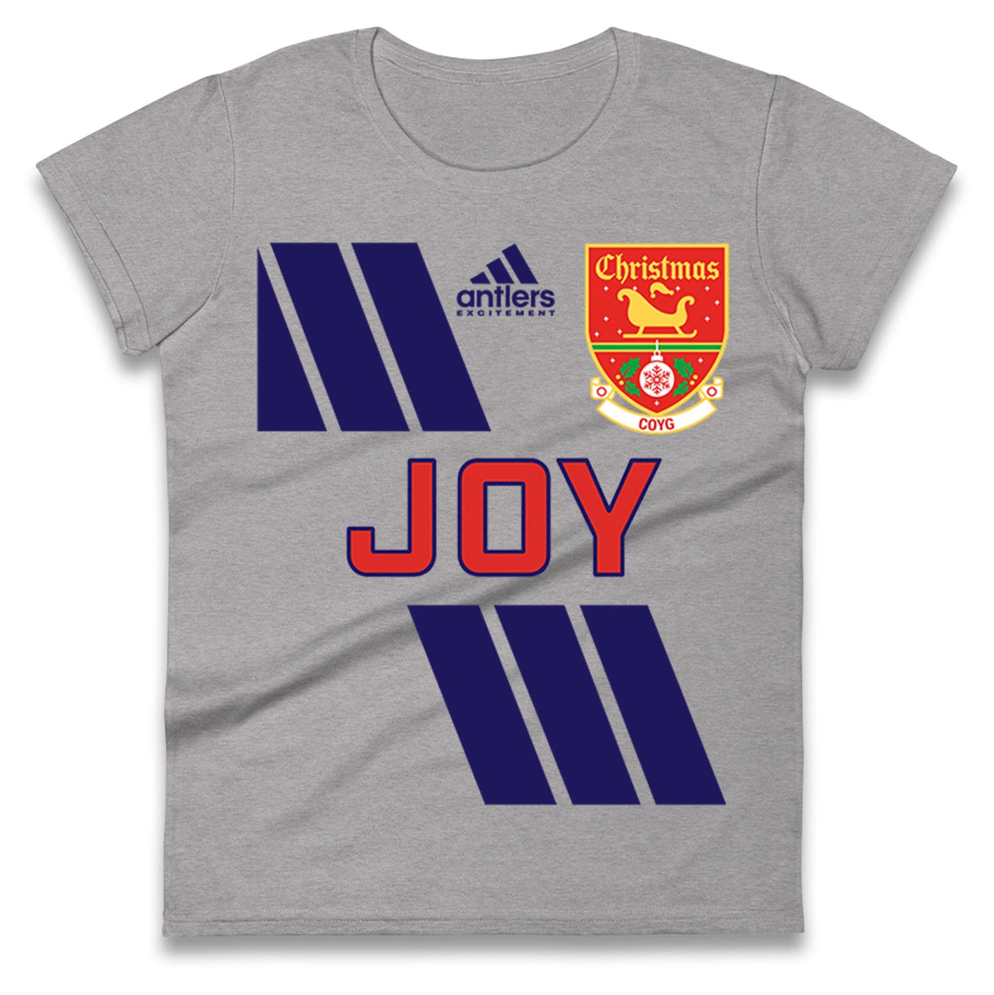 Classic Arsenal Christmas Ladies T Shirt