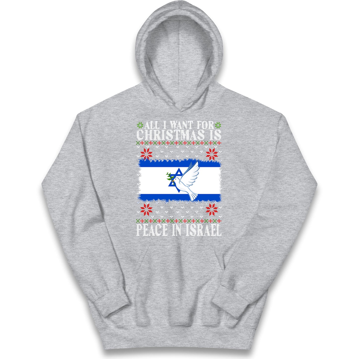 peace in israel hoodie