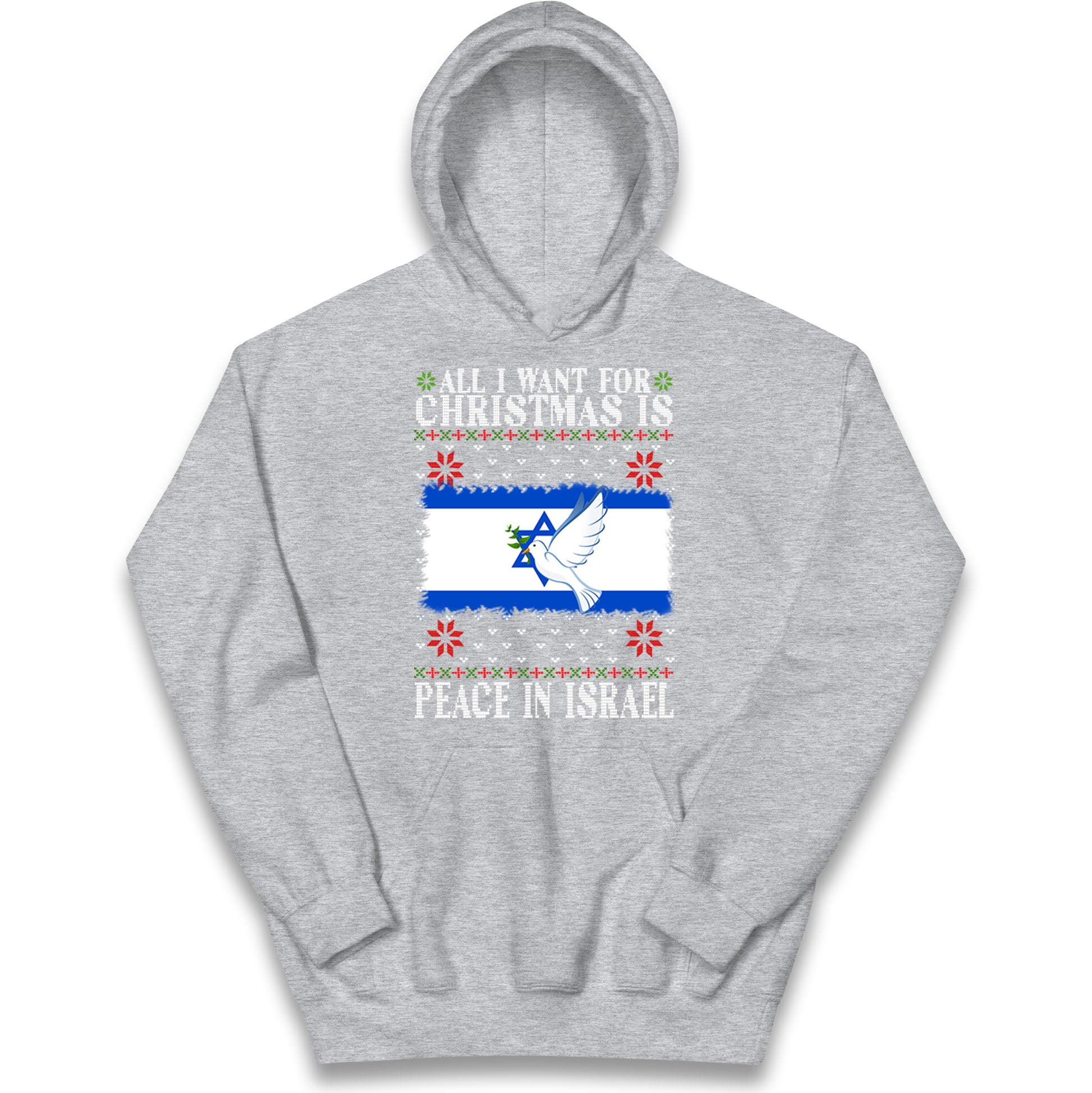 peace in israel hoodie