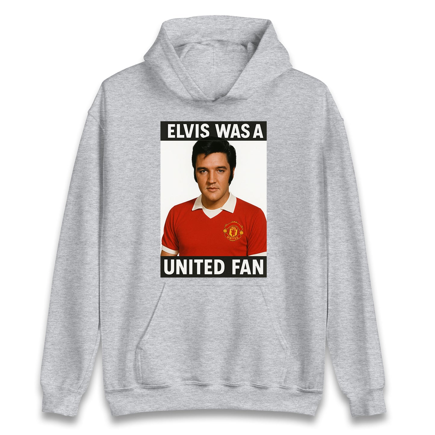 Elvis Presley Mnchester United Hoodie