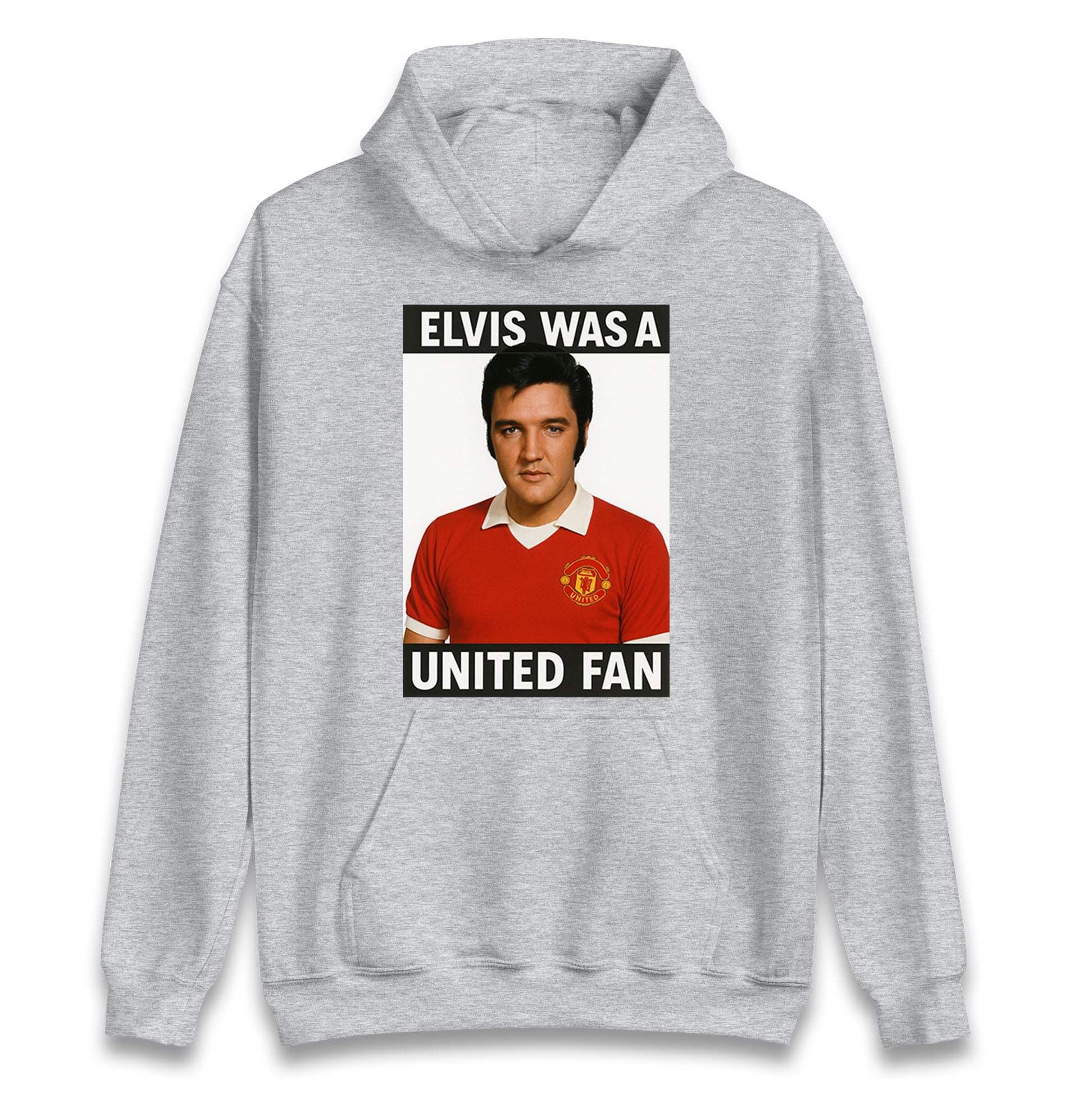Elvis Presley Mnchester United Hoodie