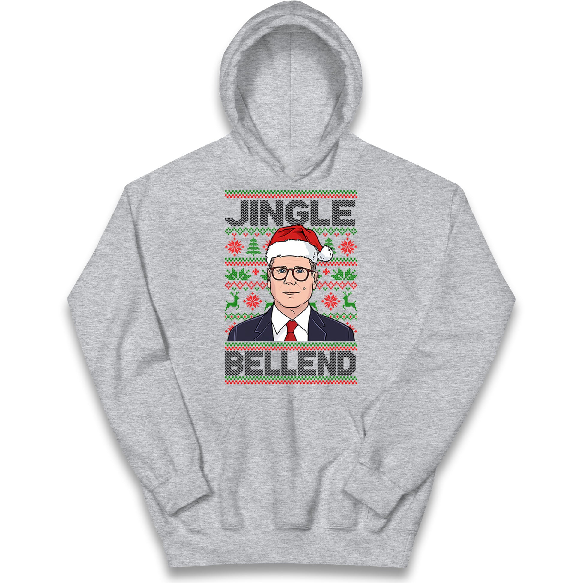Keir Starmer Jingle Bell End Kids Hoodie 