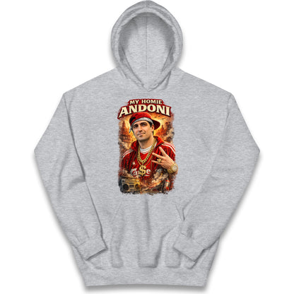 My Homie Andoni Iraola Liverpool Football Kids Hoodie