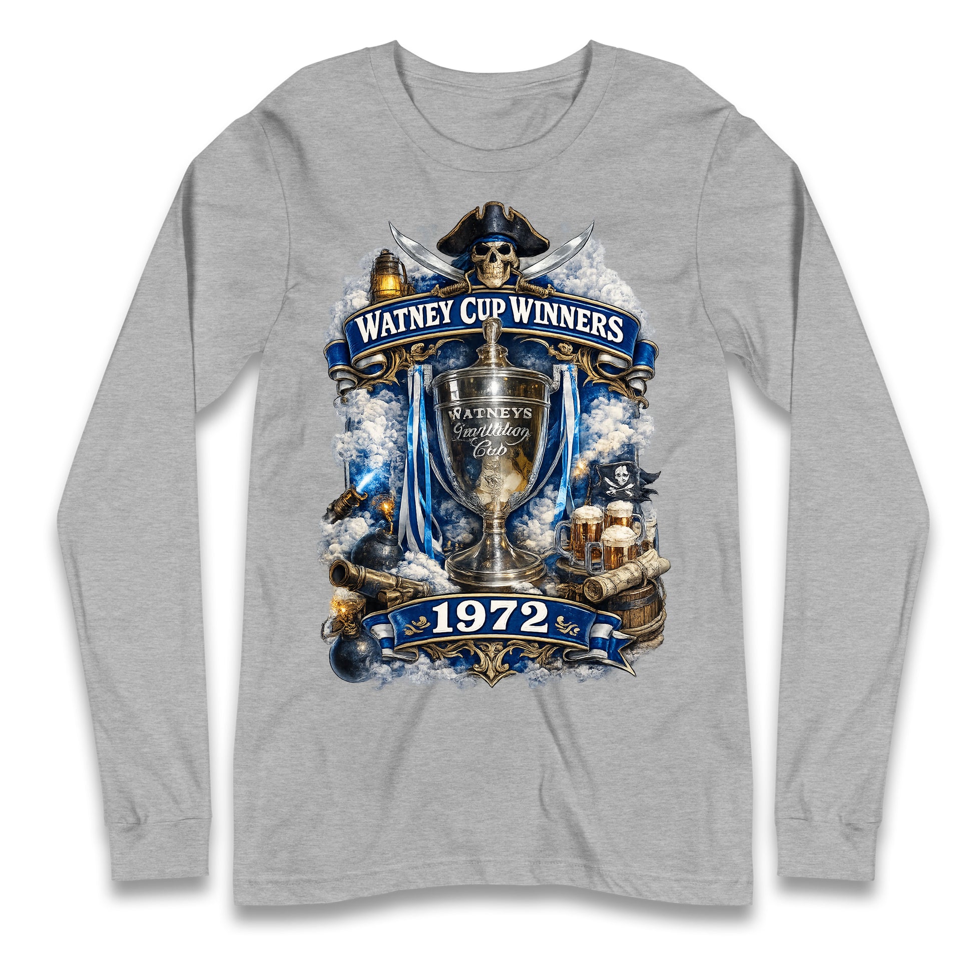 Retro Bristol Rovers Football Longsleeve T Shirt