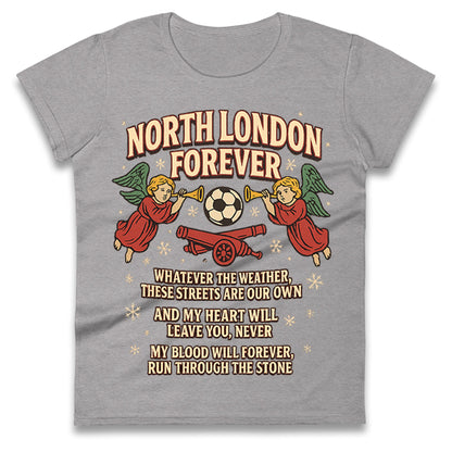 Arsenal Christmas Ladies T Shirt