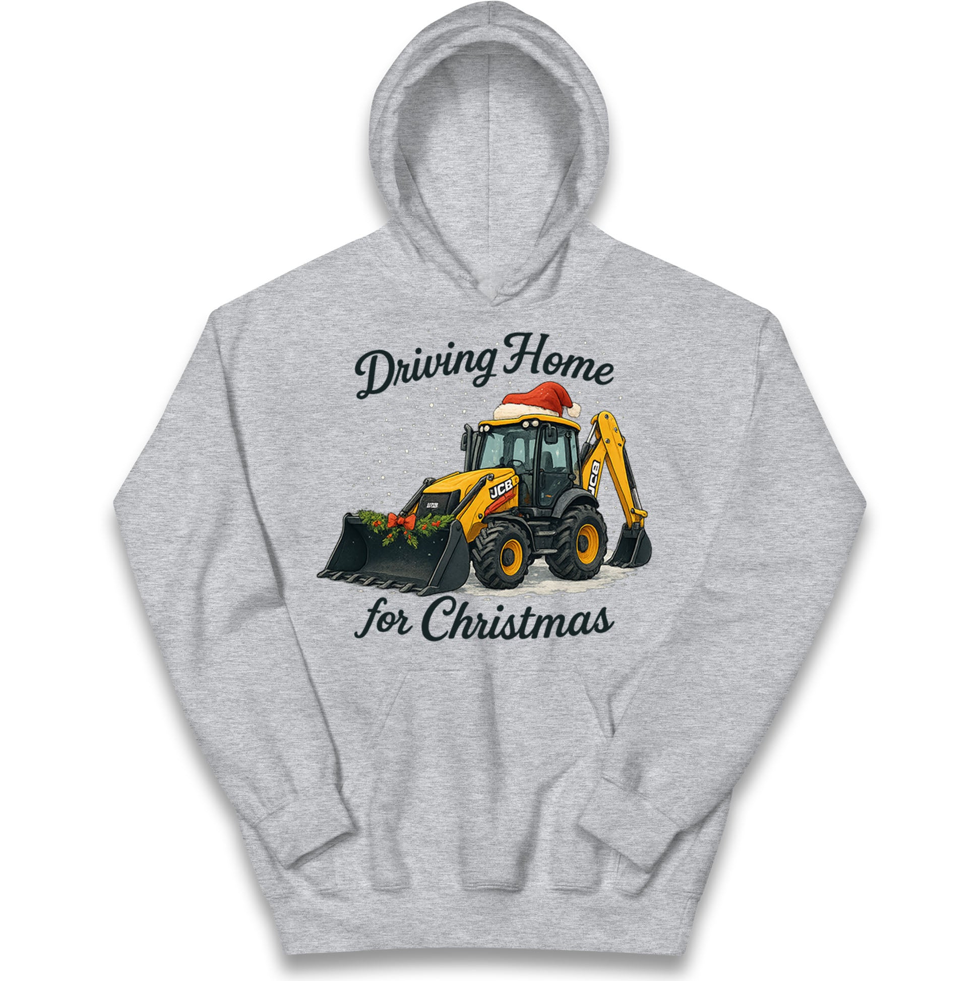 JCB Christmas Kids Hoodie