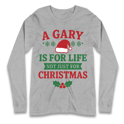 Gary Name Longsleeve T Shirt