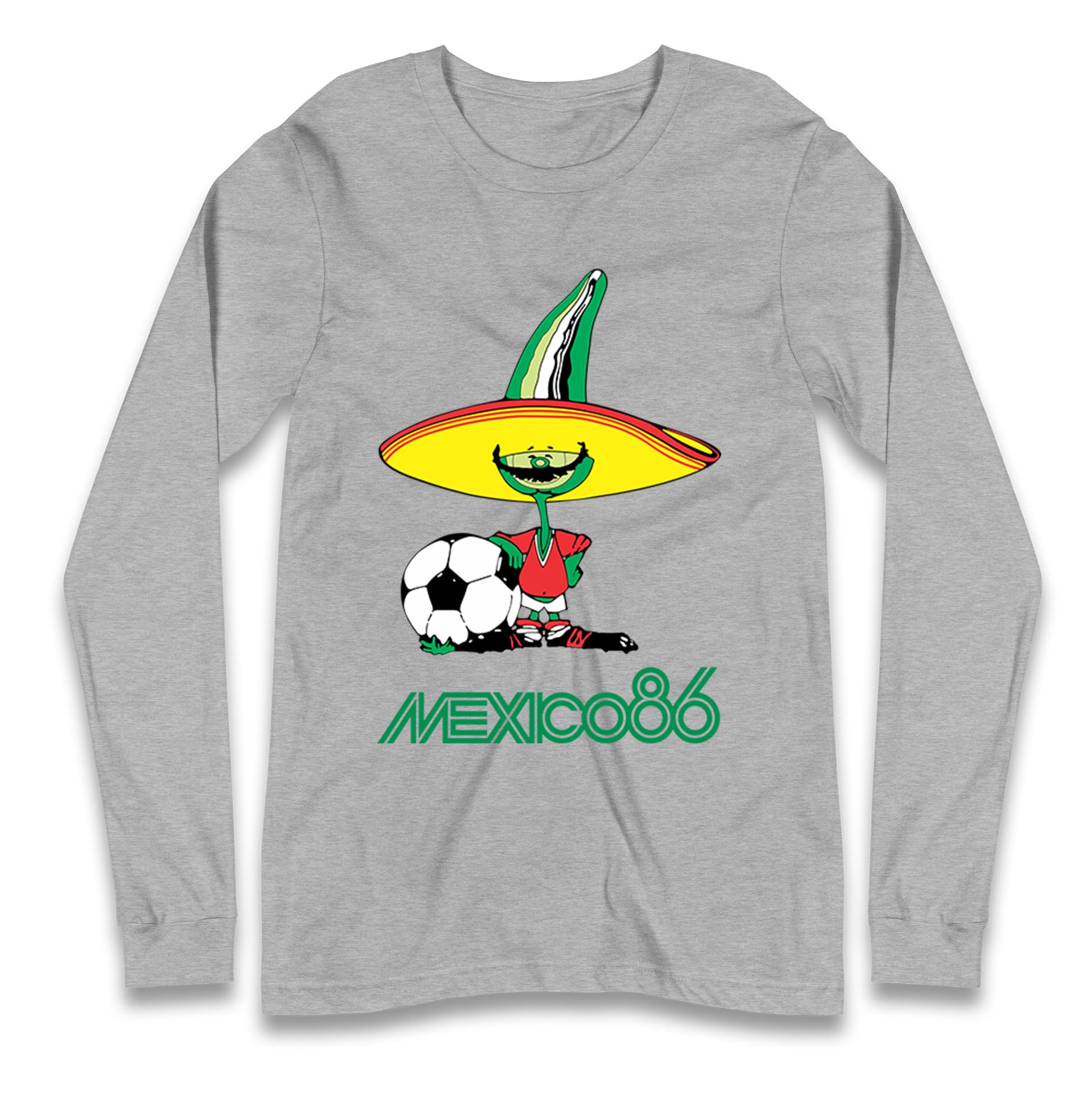 Mexico 86 Mascot Longsleeve T Shirt