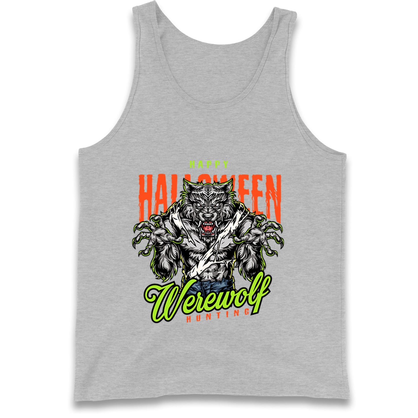Halloween Werewolf Tank Top