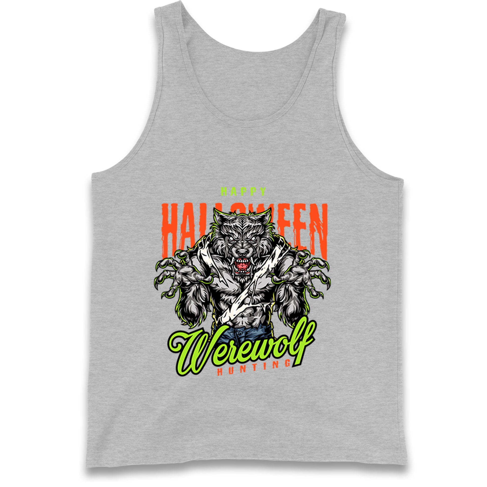 Halloween Werewolf Tank Top