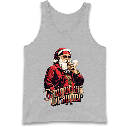 Santa Claus Gangster Tank Top
