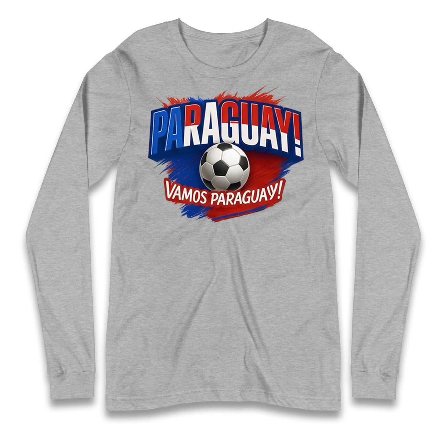Paraguay Retro World Cup Longsleeve T Shirt