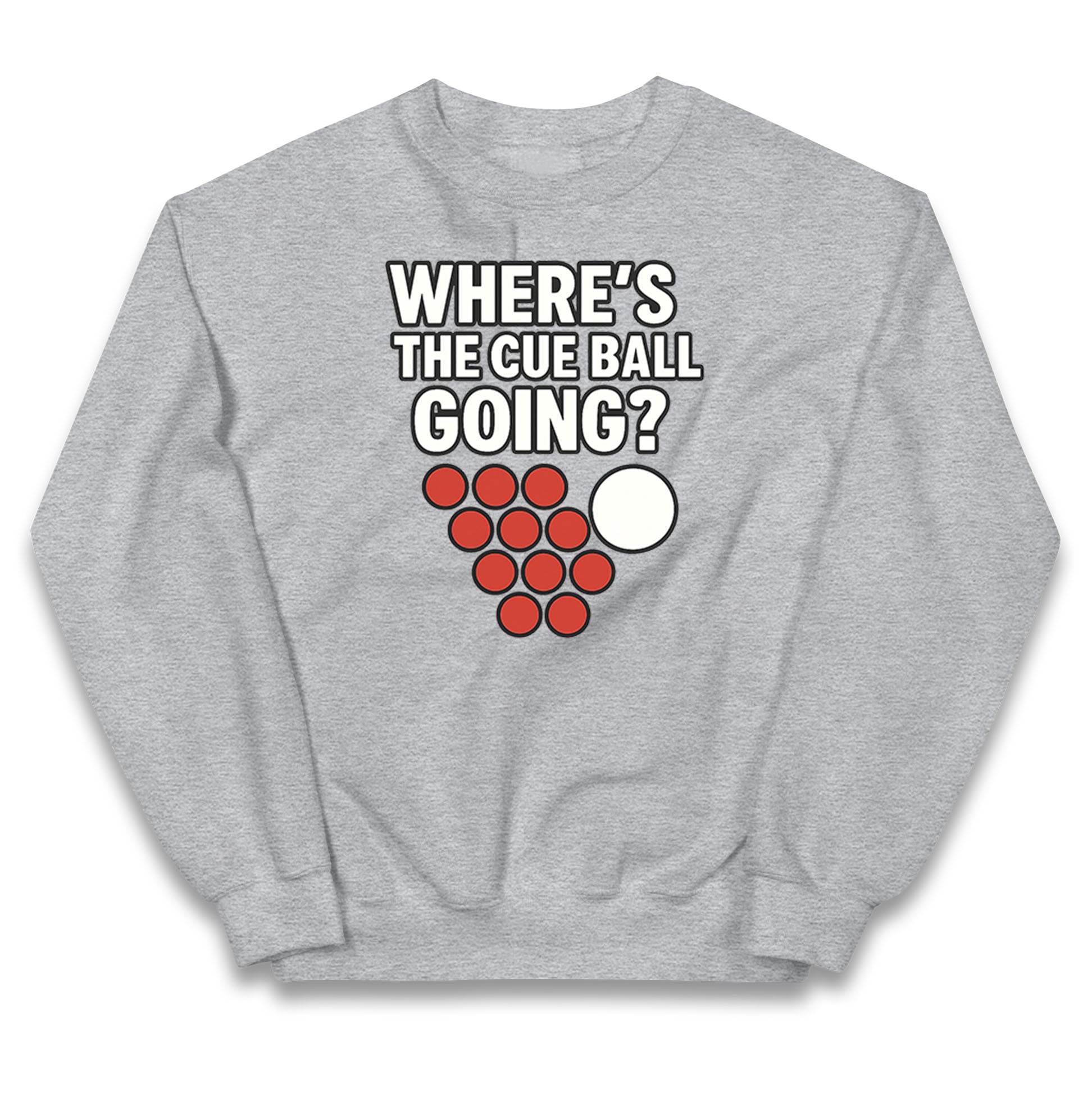 Where’s The Cue Ball Going Kids Jumper