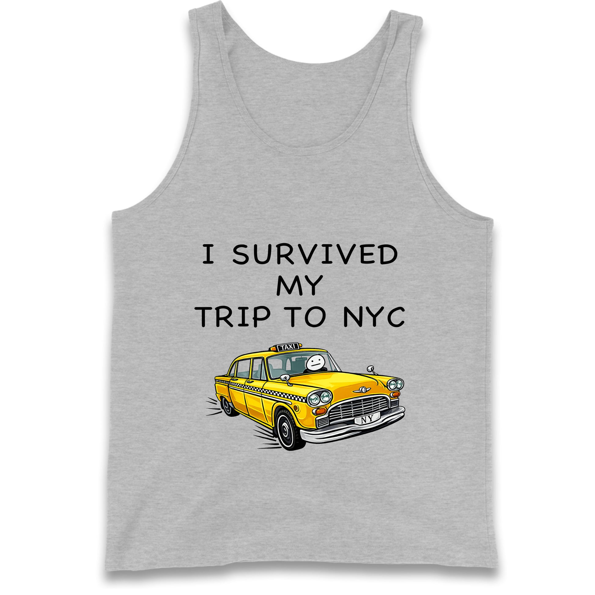 I Survived My Trip To NYC Yellow Taxi Tank Top