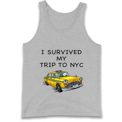 I Survived My Trip To NYC Yellow Taxi Tank Top
