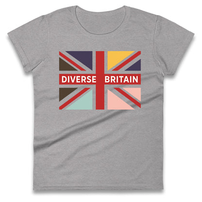 Diverse Britain Ladies T Shirt