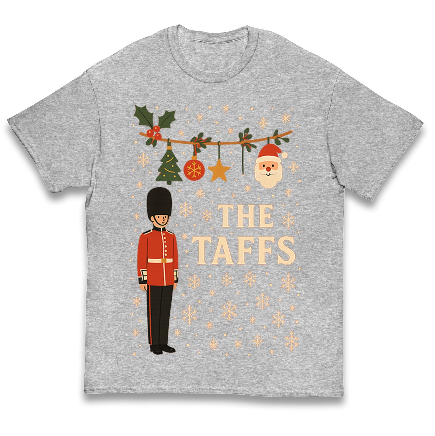 The Taffs Welsh Guards Christmas Kids T Shirt