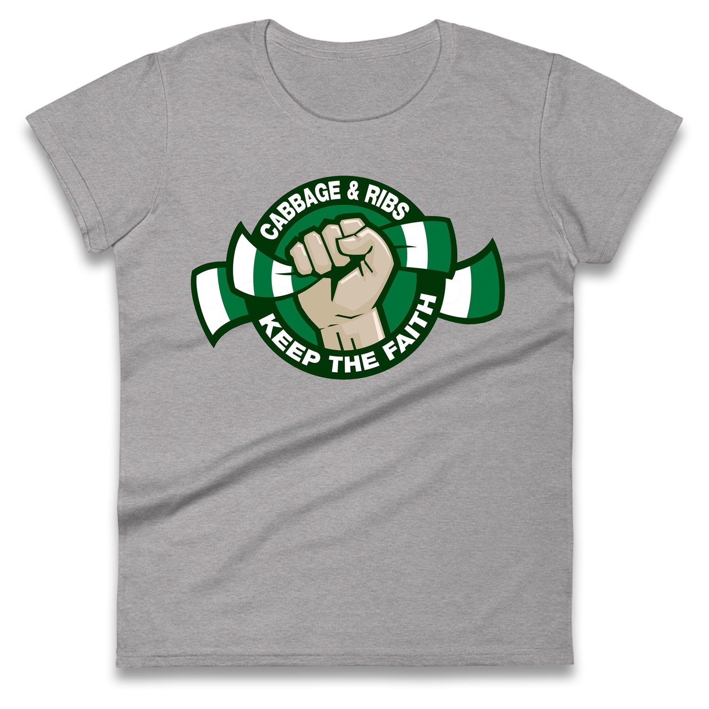 Hibernian Fans Football Ladies T Shirt