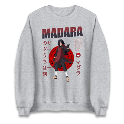 naruto shippuden madara uchiha sweatshirt