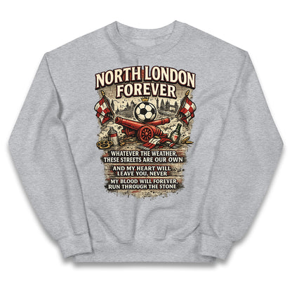 Arsenal North London Forever Kids Jumper