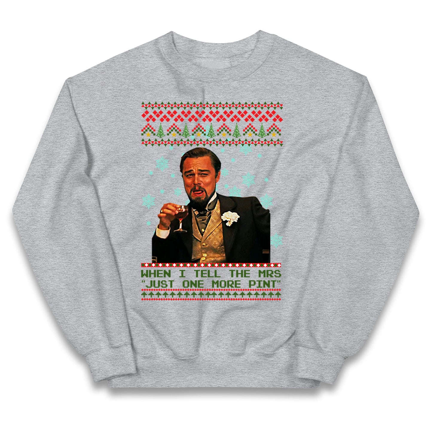 leonardo dicaprio christmas jumper