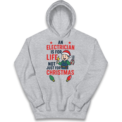 Electrician Christmas Kids Hoodie