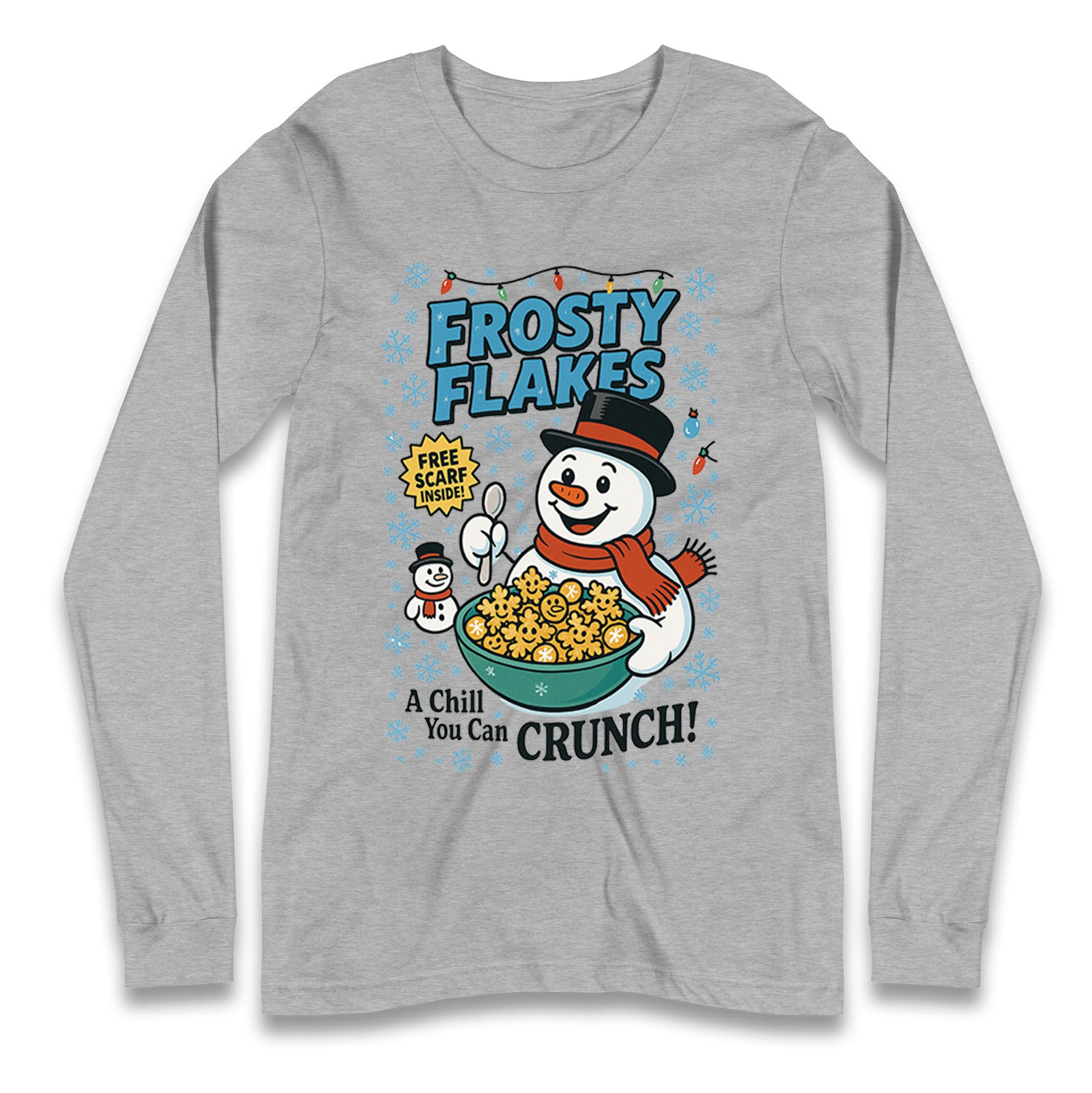 Snowman Christmas Longsleeve T Shirt