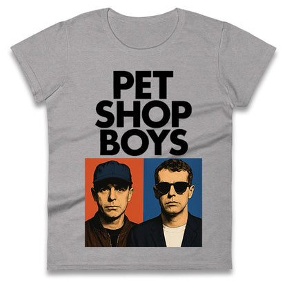Pet Shop Boys Ladies T Shirt