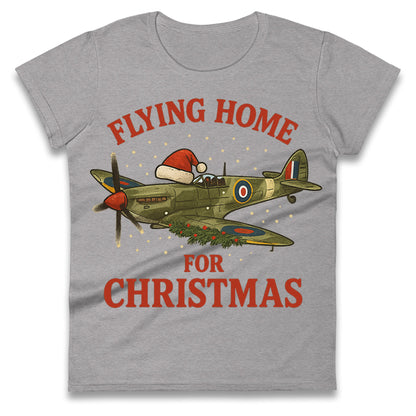 Spitfire Christmas Ladies T Shirt