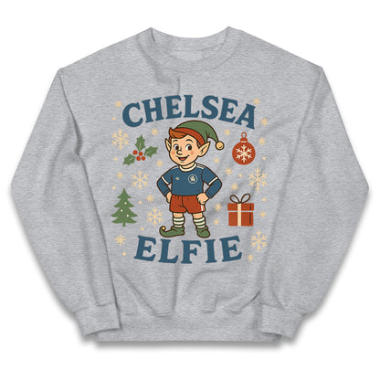 Chelsea FC Christmas Kids Jumper