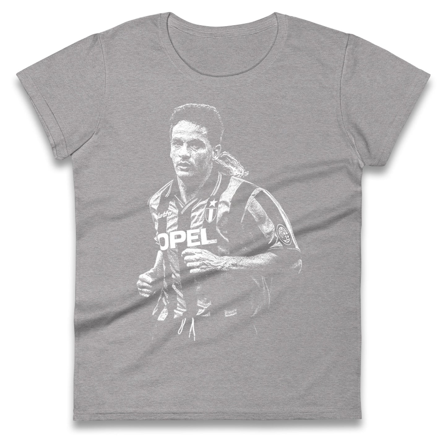 Roberto Baggio Italy Ladies T Shirt